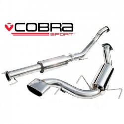 VZ08g Cobra Sport Vauxhall Astra H VXR (2005-11) Cat Back System (3" bore) (Resonated), Cobra Sport, VZ08g